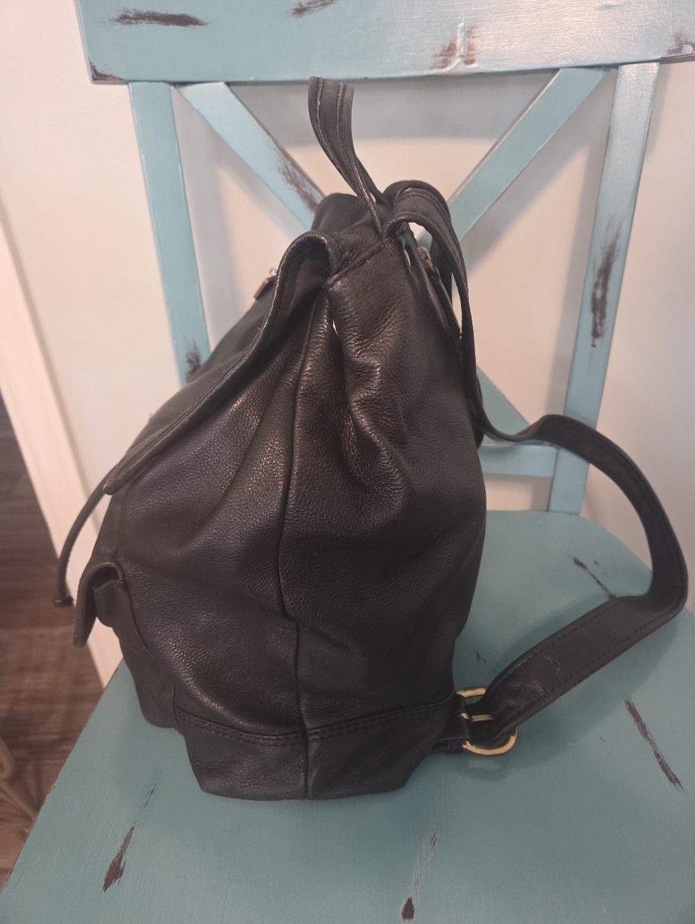 Fossil Backpack Purse: Vintage - Picture 2 of 7